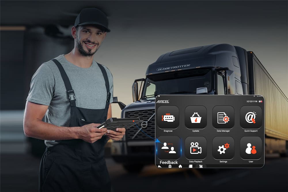 Bluetooth Truck Scanner | Ancel
