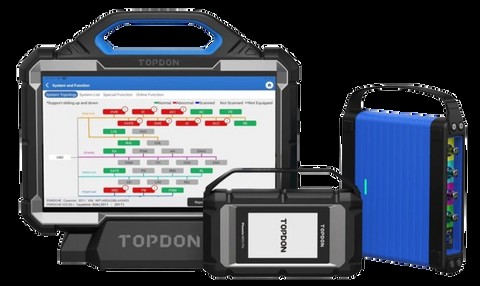Topdon Phoenix Max Professional Diagnostic Scan Tool 12 24 V