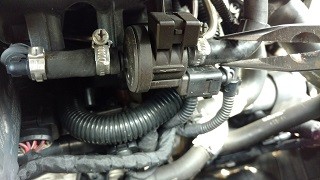 Location of the Leak Detection Pump (LDP) in an EVAP system