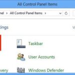 Tablet PC Settings icon in Control Panel window