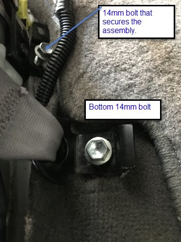 Accessing Seat Belt Components