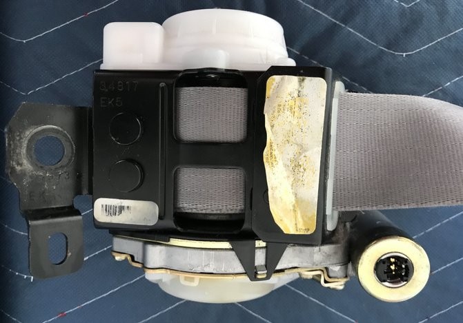 Removing Seat Belt Components